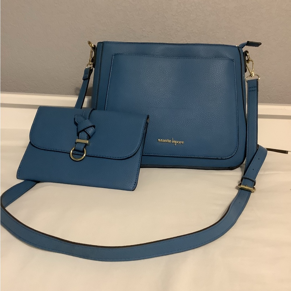 Steve Madden Sky Blue Crossbody Bag Duo